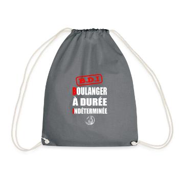 Boulanger à durée indéterminée t-shirt homme - Sac de sport léger - gris - Devant