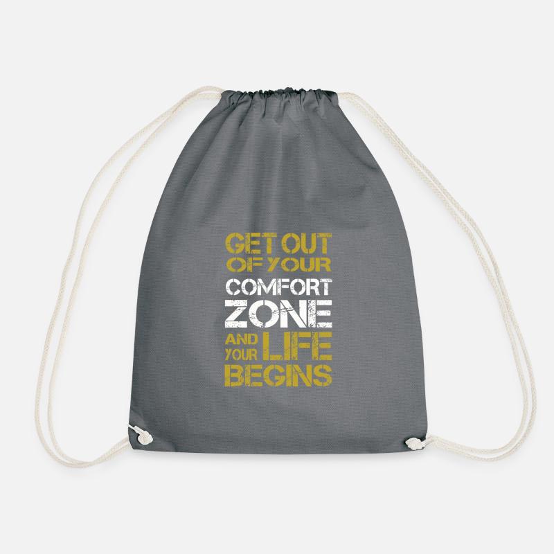 END OF COMFORT ZONE GESCHENK / GESCHENKIDEE - Turnbeutel - Grau