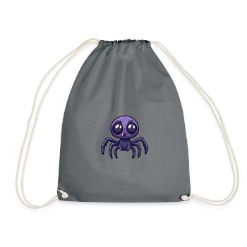 Tarentule Halloween Drôle Zombie - Sac de sport léger - gris - Devant