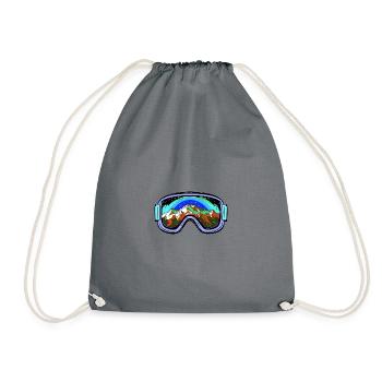 Skibrille Berge Ski Bunt - Turnbeutel - Grau - Vorne