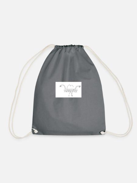 détective chapeau - Sac de sport léger - gris