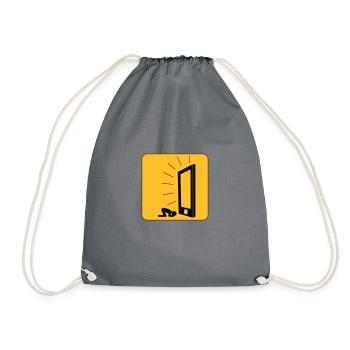 Smartphone worship - Drawstring Bag - grey - Front