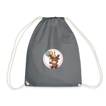 Orignal Anniversaire Bébé - Sac de sport léger - gris - Devant