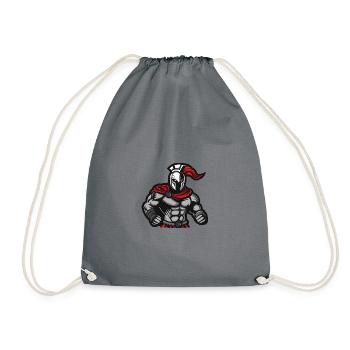 Spartan Muscles Fitness Gladiator - Drawstring Bag - grey - Front