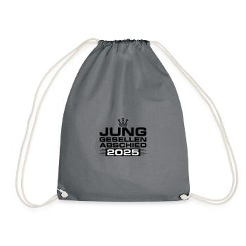 Enterrement de vie de garçon 2025 Krone Jga - Sac de sport léger - gris - Devant
