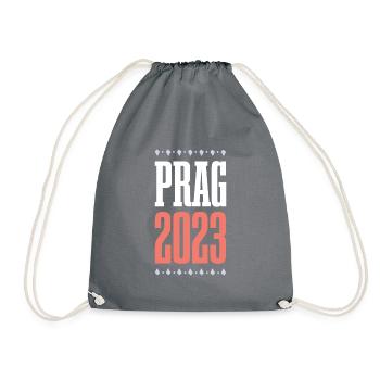 Prag 2023 - Turnbeutel - Grau - Vorne