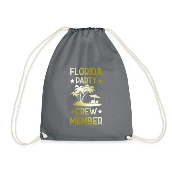 Équipe de fête en Floride - Sac de sport léger - gris - Devant