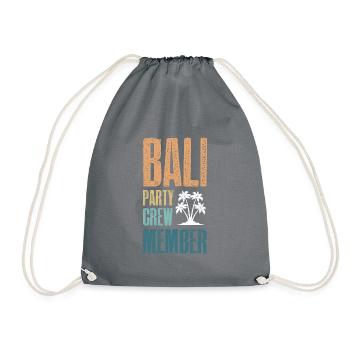 Équipage de la fête à Bali - Sac de sport léger - gris - Devant
