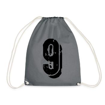 Maillot à 9 chiffres - Sac de sport léger - gris - Devant