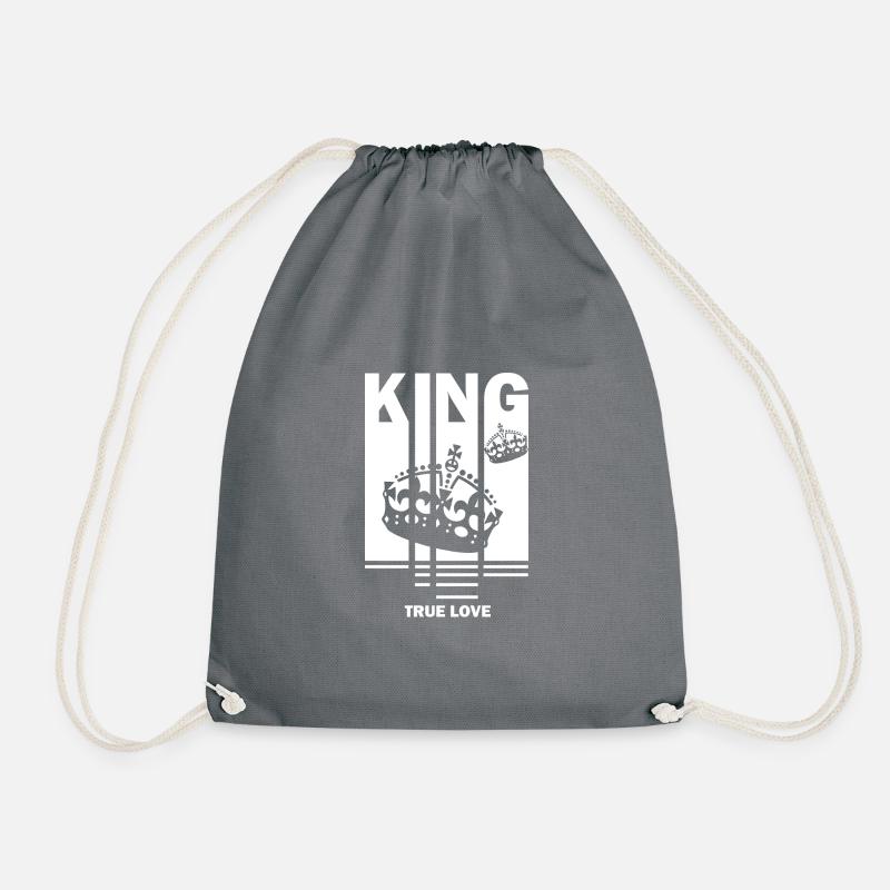 KING - Turnbeutel - Grau
