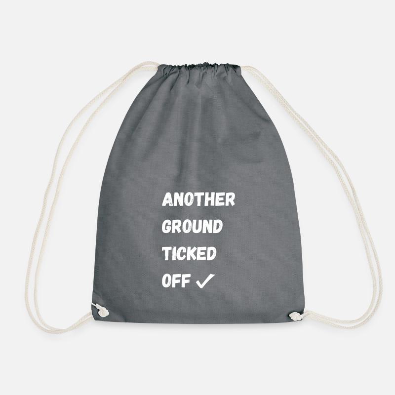 ANOTHER GROUND TICKED OFF - Drawstring Bag - grey