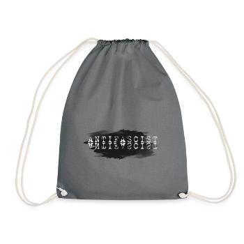 Anti-Fascist Anti-Fascist Against Nazis - Drawstring Bag - grey - Front