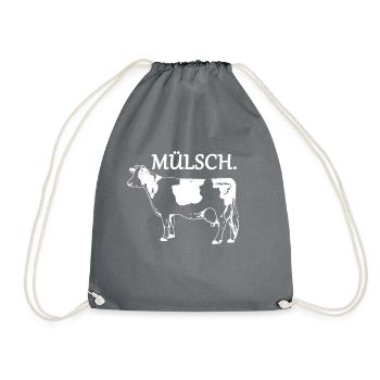 Mülsch 1 - Turnbeutel - Grau - Vorne