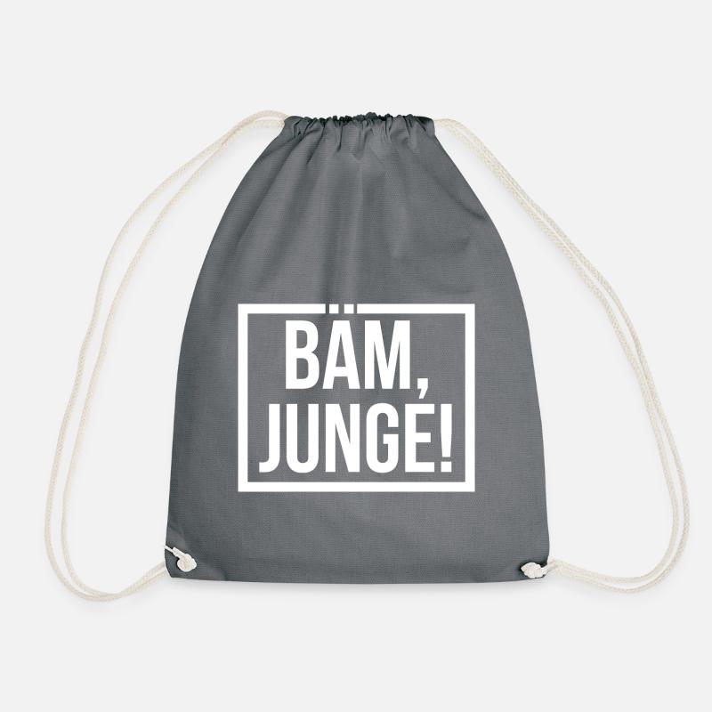 Bäm, Junge! - Turnbeutel - Grau