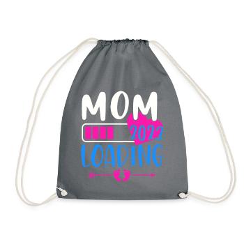 Maman chargeant 2023, future maman 2023 - Sac de sport léger - gris - Devant