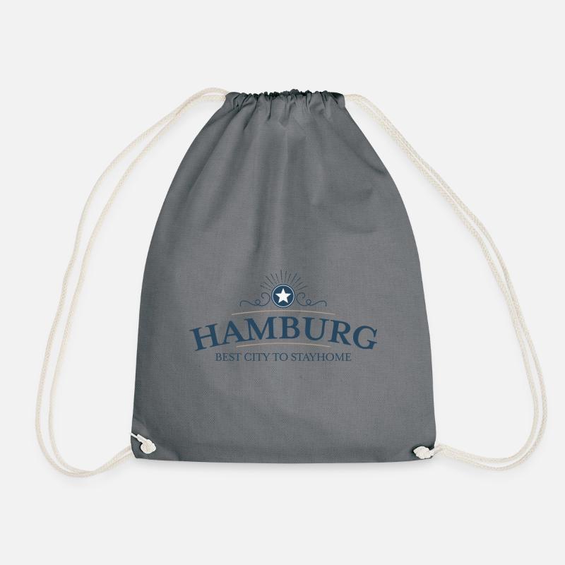 Hamburg - Turnbeutel - Grau