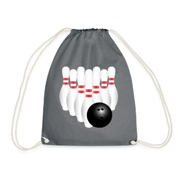 quilles 2 - Sac de sport léger - gris - Devant