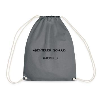 Abenteuer Schule Kapitel 1 - Turnbeutel - Grau - Vorne