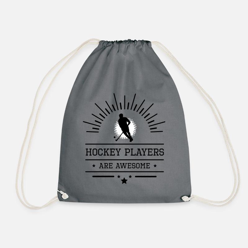 Hockeyplayers are awesome - Turnbeutel - Grau