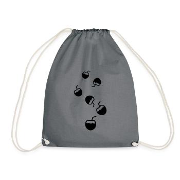 Icône de l’icône de la noix de - Sac de sport léger - gris - Devant