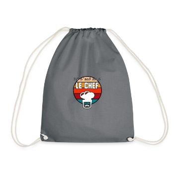 Ici c’est moi le chef - Sac de sport léger - gris - Devant