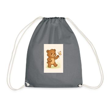 Bear - Turnbeutel - Grau - Vorne