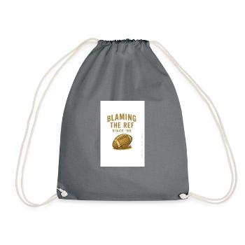 Blaming the Ref since '98 - Drawstring Bag - grey - Front