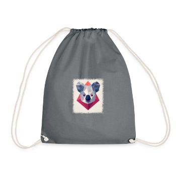 Funny Quote Bear Down Under Camisa Para Dormir - Drawstring Bag - grey - Front
