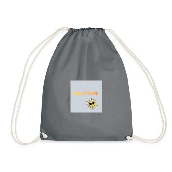 Stay cool - Drawstring Bag - grey - Front