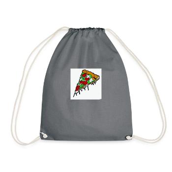 Pizza Liebling - Turnbeutel - Grau - Vorne