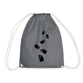 Icône Icône Chocolat - Sac de sport léger - gris - Devant