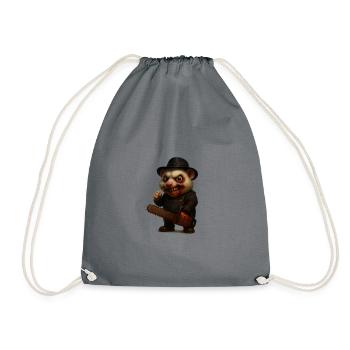 KettensägenBob - Turnbeutel - Grau - Vorne