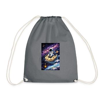 Pêche astrale sur la Lune - Sac de sport léger - gris - Devant