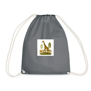 Old style - Drawstring Bag - grey - Front
