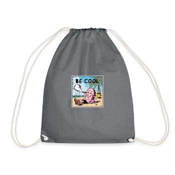 Be Cool Icecream - Turnbeutel - Grau - Vorne