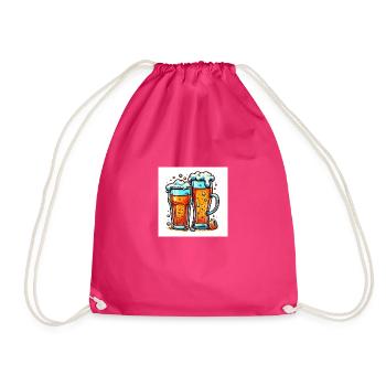 Verre à bière - Sac de sport léger - fuchsia - Devant
