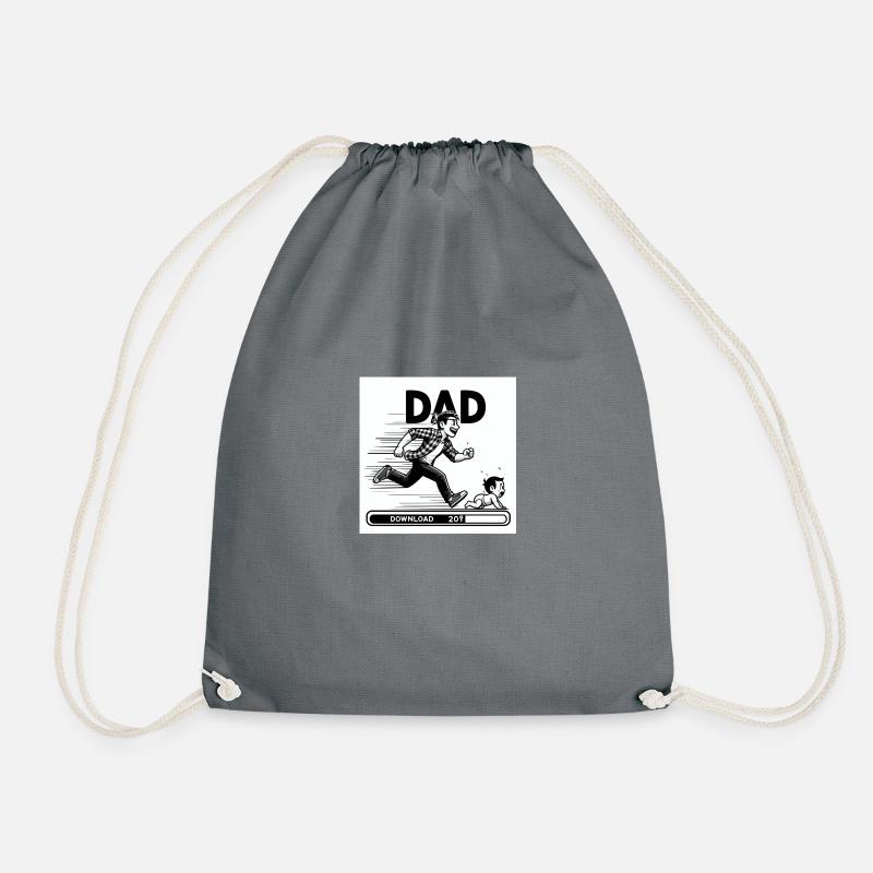 DAD - Drawstring Bag - grey