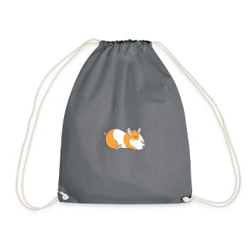 Guinea pig guinea pig guinea pig - Drawstring Bag - grey - Front