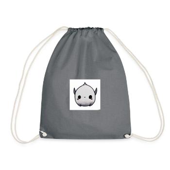 Fluffy Monster - Drawstring Bag - grey - Front
