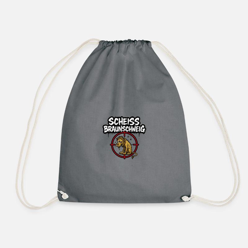 ANTI Braunschweig Old Lion - Drawstring Bag - grey