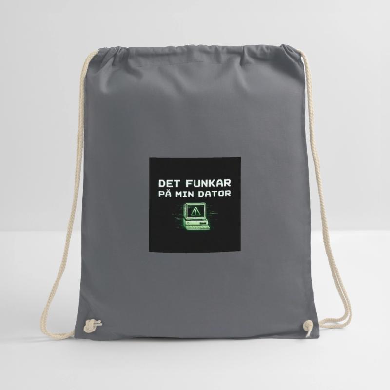 Develops humor – it works on my computer Drawstring Bag