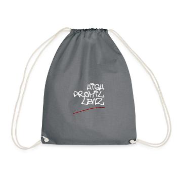 high promillenz style weiss - Turnbeutel - Grau - Vorne
