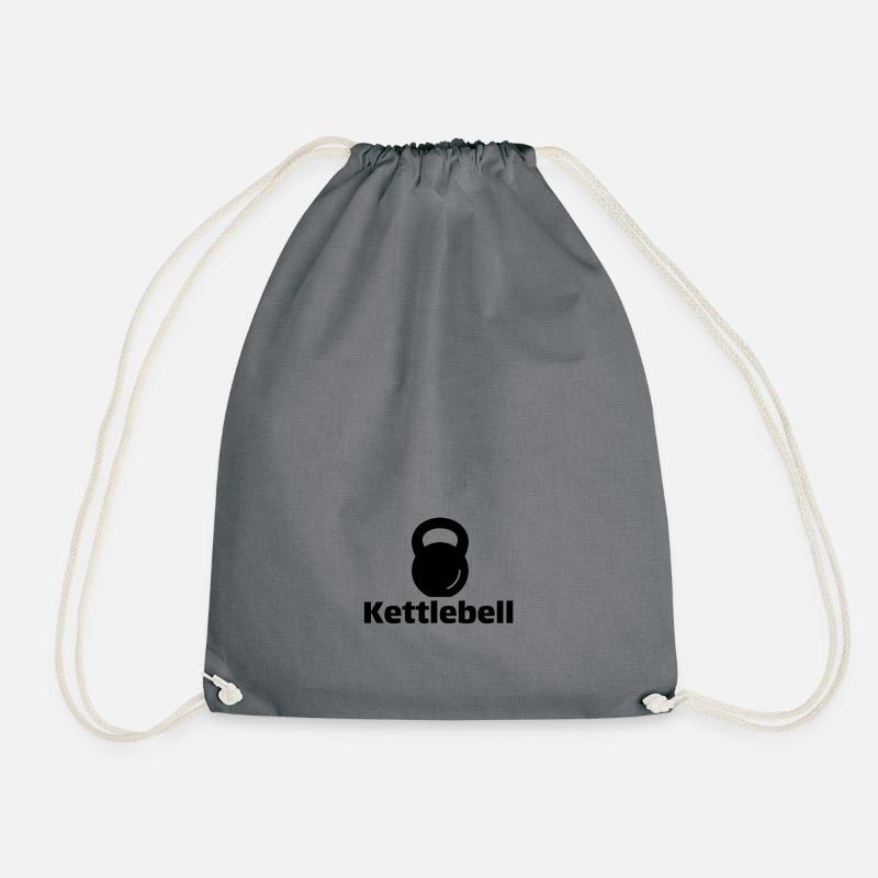KettleBell - Turnbeutel - Grau