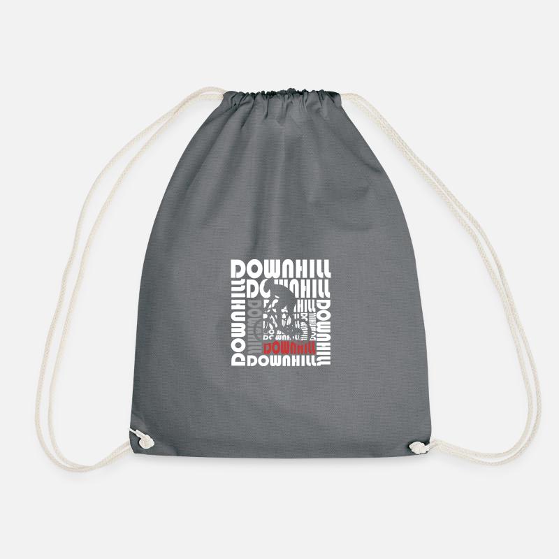 Downhill - Drawstring Bag - grey