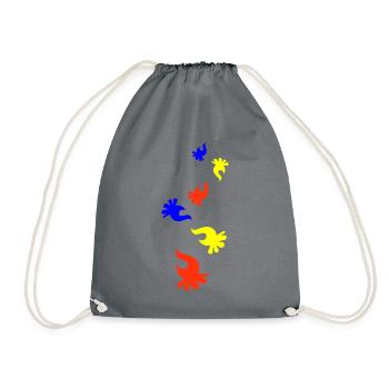 Campfire Colorful - Drawstring Bag - grey - Front