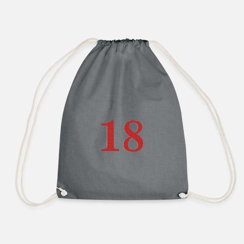 18 Geburtstag - Turnbeutel - Grau