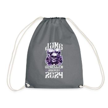 Équipe de l’enterrement de vie de garçon 2024 - Sac de sport léger - gris - Devant