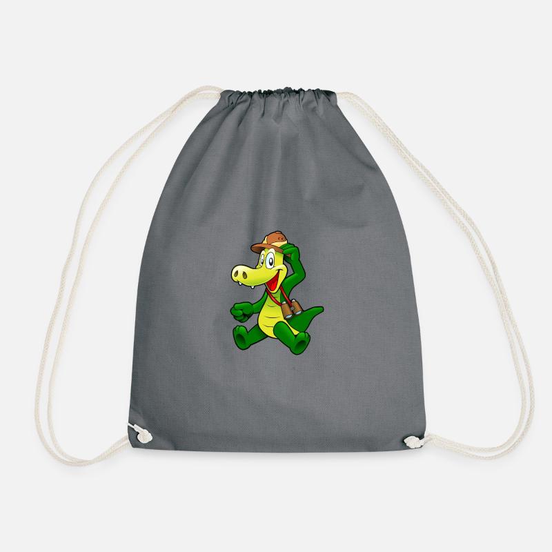 crocodile - Sac de sport léger - gris