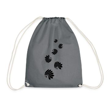 Symbole de la tête indienne - Sac de sport léger - gris - Devant