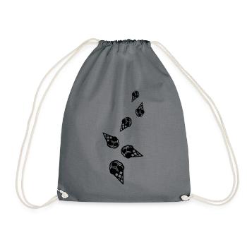 Ice Icon Icon - Drawstring Bag - grey - Front